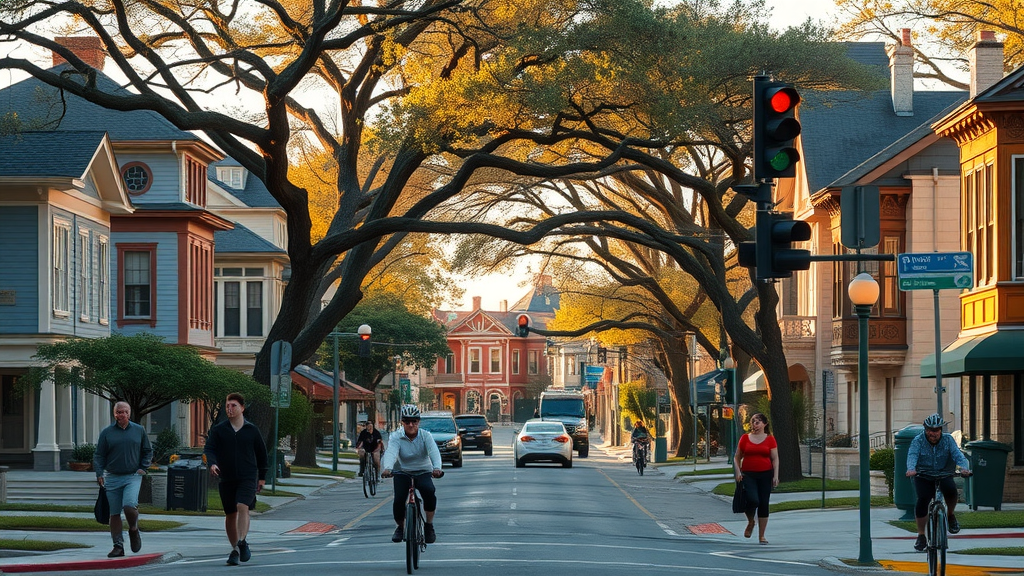 city of austin neighborhood with modern austin mobility improvements
